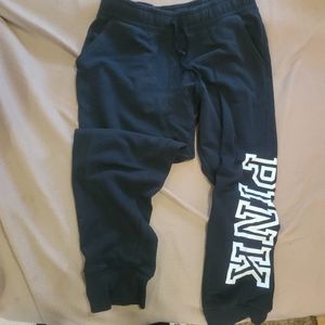 Victoria's secret Pink black jogger sweatpants size large